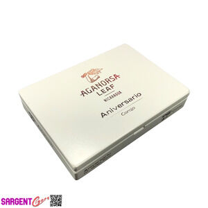 Aganorsa Leaf Aniversario Corojo Gran Toro Empty Wooden Cigar Box 10x7.25x1.75